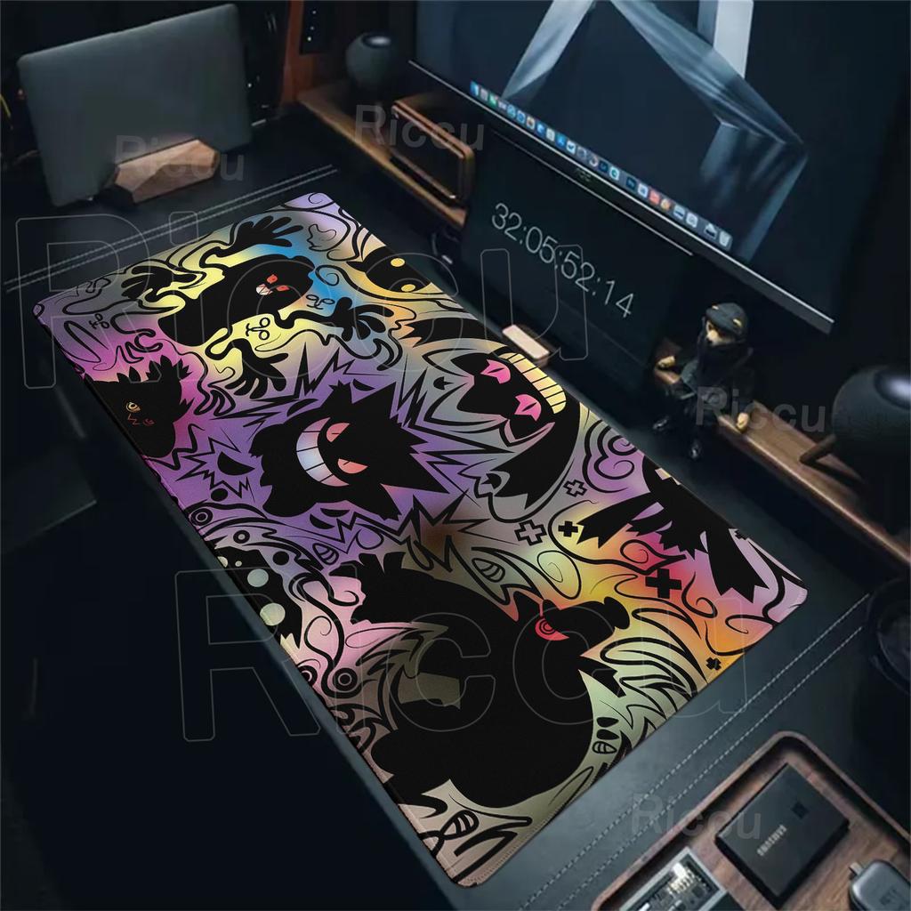 Anime Mousepad G-gengar Computer Laptop Keyboard Mouse Pad Gamer Accessories Decoracion Desk Mat Pokemon Large Gaming Mousemat