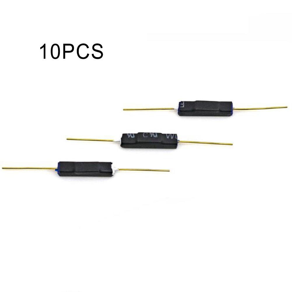 Герконовый переключатель, длина 14,2 мм, диаметр 3,3 мм, черный, закрытый