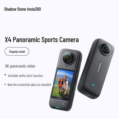 Инста360 X4: Водонепроницаемая спортивная камера 8K с защитой от сотрясений