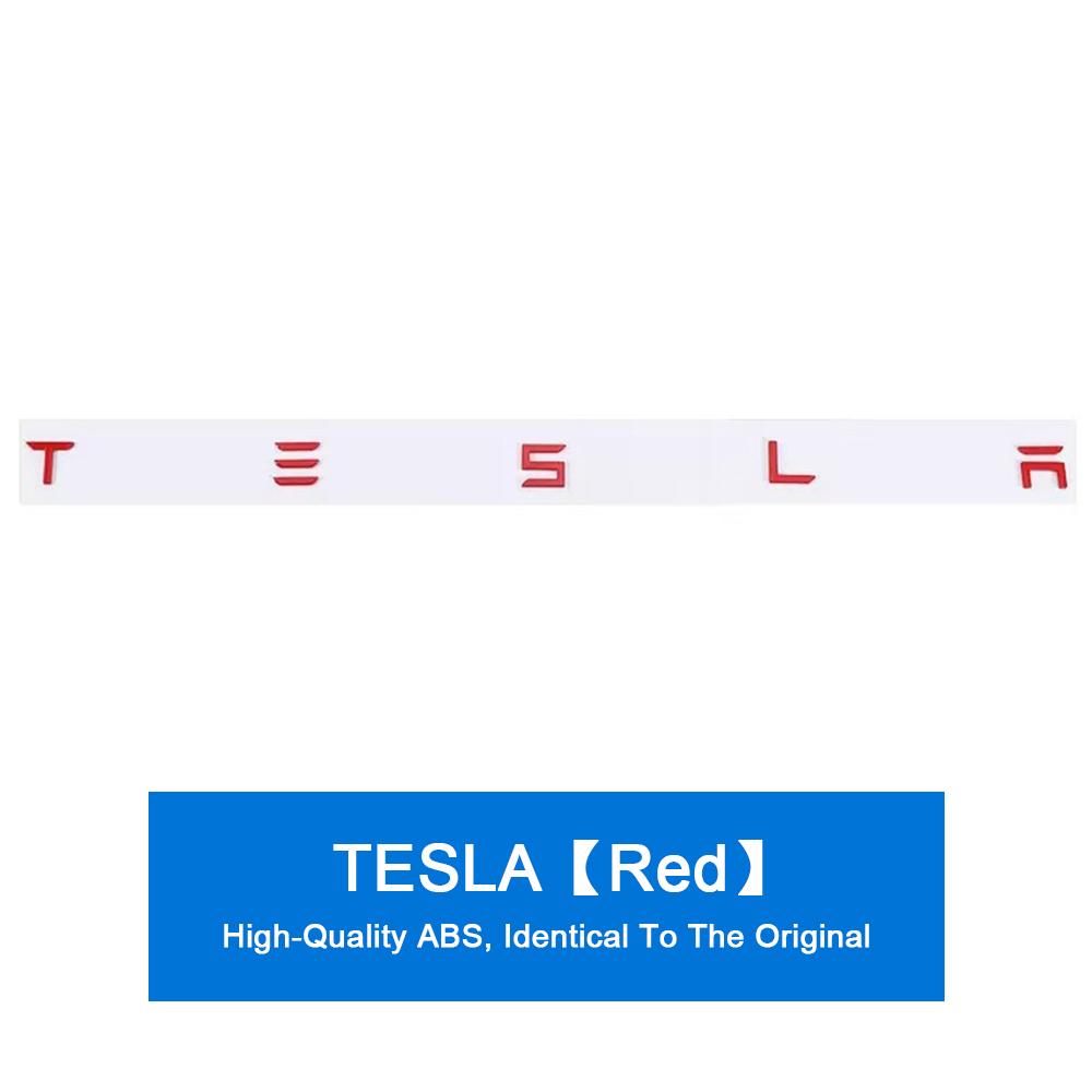 JDFN3 Metal Car Front Hood Rear Trunk Badge Sticker Decoration for Tesla Model 3 S X Y Roadster Auto Emblem Exterior Decal Accessories