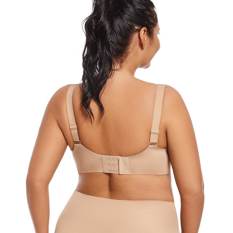 Large Size Thin Tube Top Underwear Smooth Yoga Simple Wide Shoulder Strap Breathable Integrated Bra