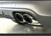 Черный Нержавеющий Четырехвыходной Наконечник для Porsche Cayenne 9Y0 E3 Модификация Выхлопной Системы