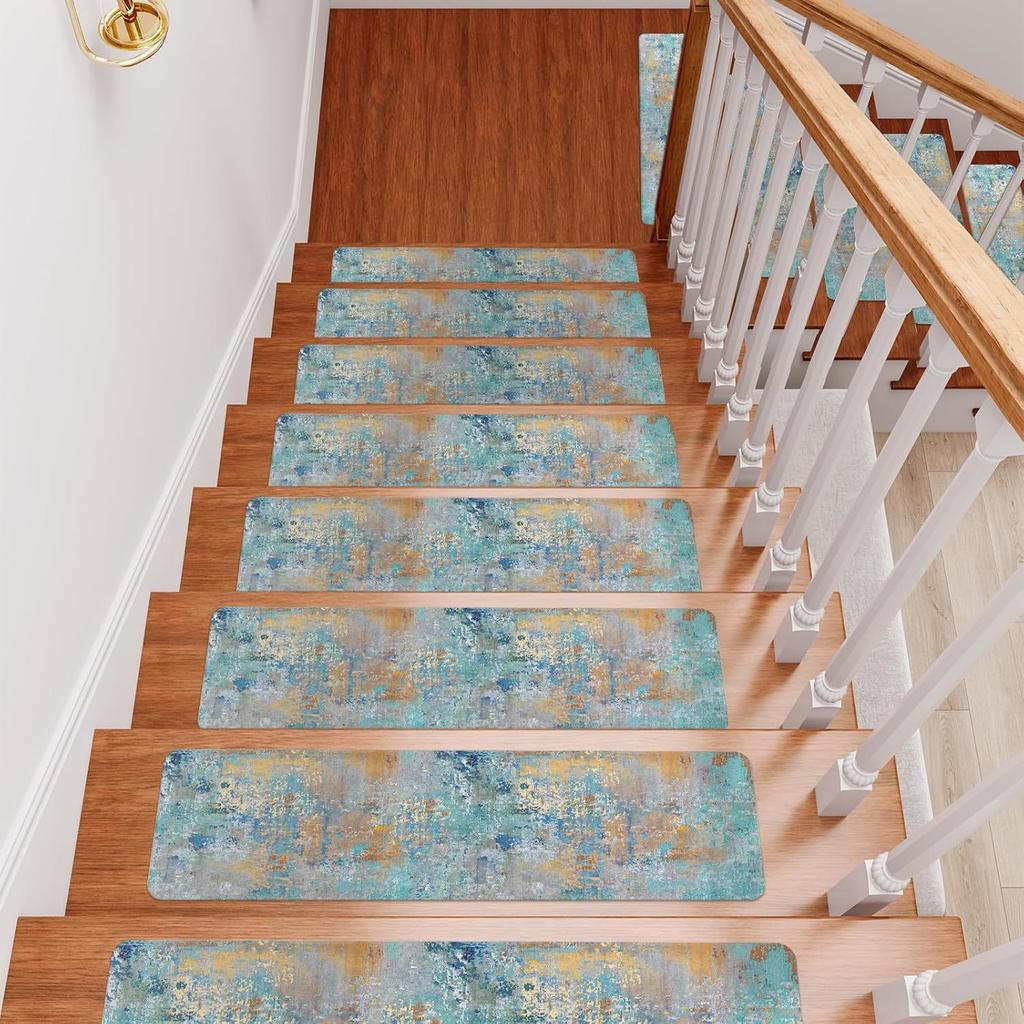 Коврик для пола на лестницу Противоскользящий Впитывающий Грязеотталкивающий Коврик для ступеней Двухуровневая Лофт Ступенька Коврик для ног