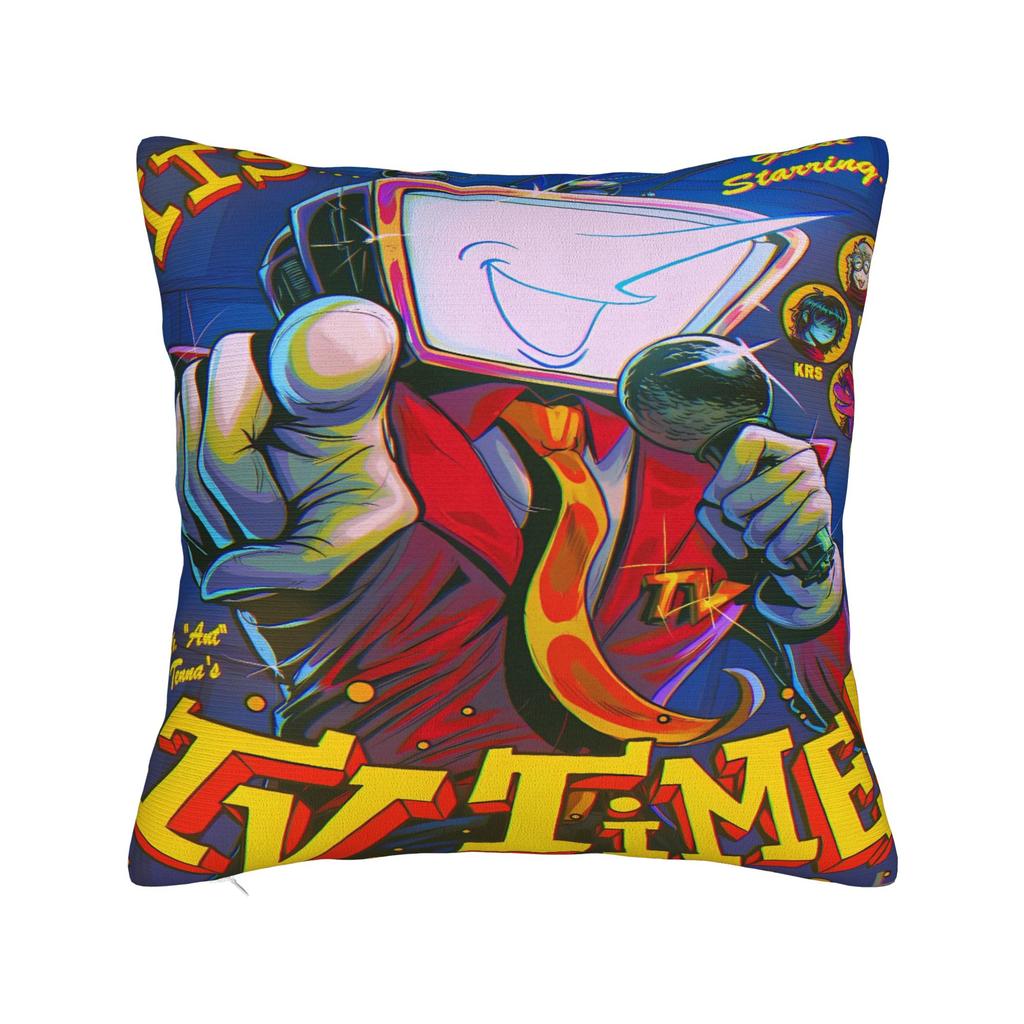 Deltarune Tenna It Is TV Time Pillow Case Soft Pillow Cover Novelty Cushion Cover For Living Room Bed Chair