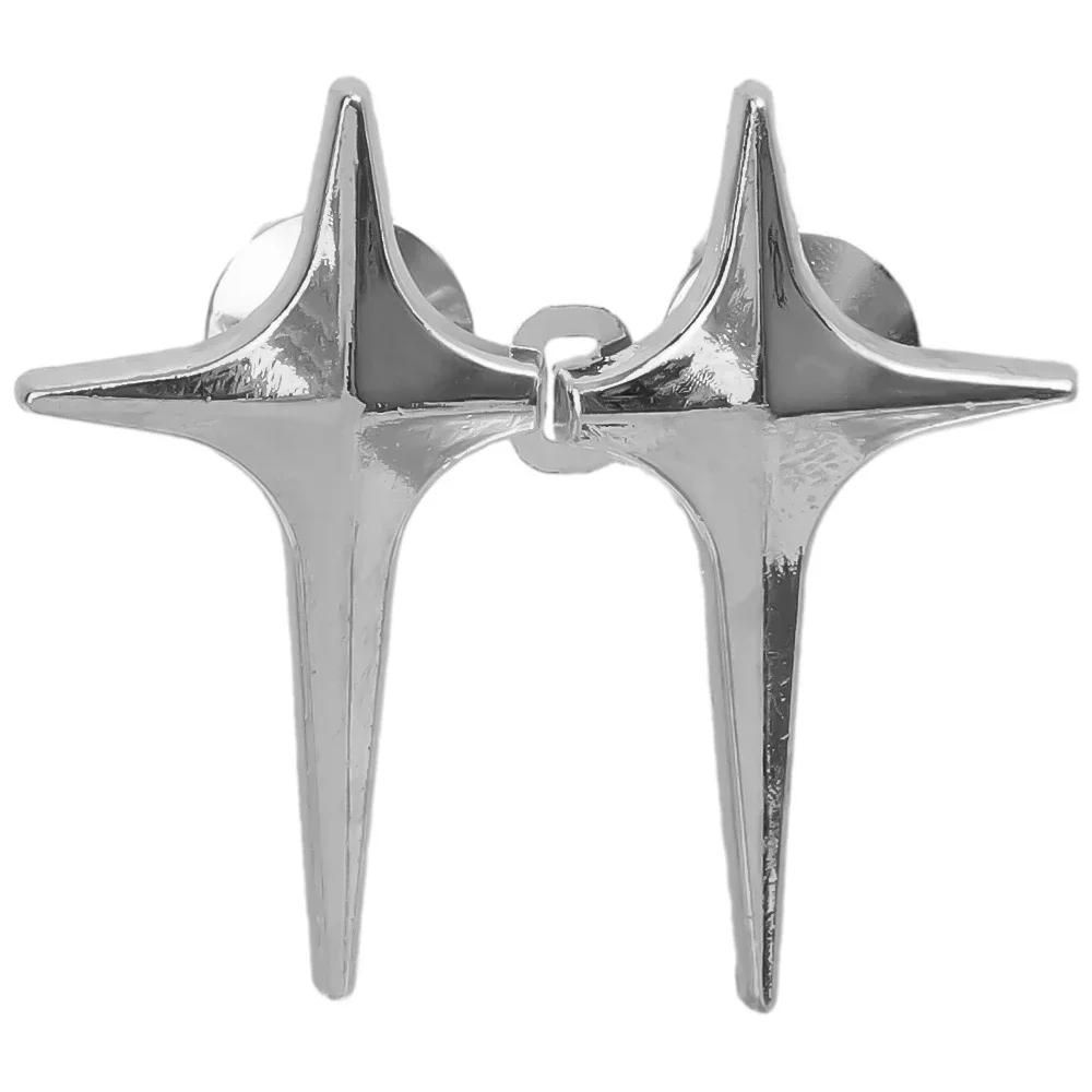 4pcs New Fashion Cross Star Waist Buckle Adjustable Pants Clips Waist Tightener No Sewing Metal Button Snaps for Jeans Decor