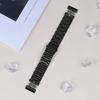 Stainless Steel Strap for Fitbit Versa 3/Sense Crown Shape Rhinestone Decor Watch Band