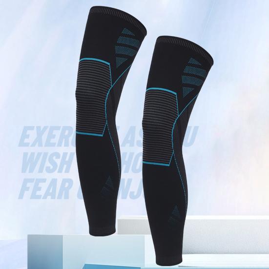 Дышащие нейлоновые наколенники сохраняют тепло, длинная трубка для фитнеса и фитнеса, защита ног для занятий спортом на свежем воздухе