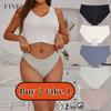Buy 2 Take 1 Seamless Panties for Women M-XL Low Waist Briefs Ladies Soft Lingerie Sexy Wavy Edge Underpants Women's Underwear