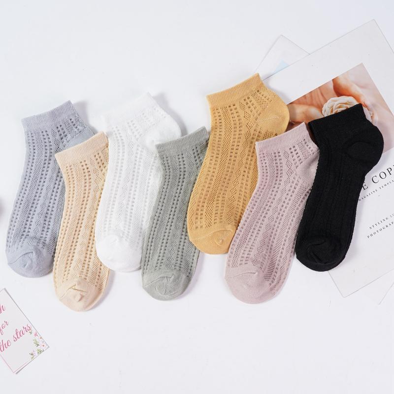 Носки, женские летние носки-лодочки, тонкие дышащие сетчатые дезодоранты, впитывающие пот, одинаковые юбки, летние носки, партия