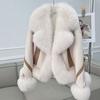 Пальто из искусственного лисьего меха женское осенне-зимнее модное короткое с хлопковым утеплителем, толстое теплое замшевое пальто, женская приталенная верхняя одежда