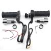 Motorcycle Heated Grips 7/8" 22mm Handlebar Hot Grip for Scooter Motorbike Hand Warmer with Bar