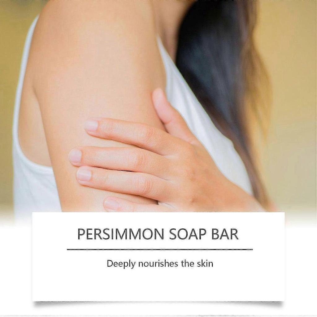 Persimmon Soap Bar for Body Odor Control, Natural Deodorant Body Bar Soap for Old People Smell, Remove Body Odor, Eliminating Body Odor Wash Soap