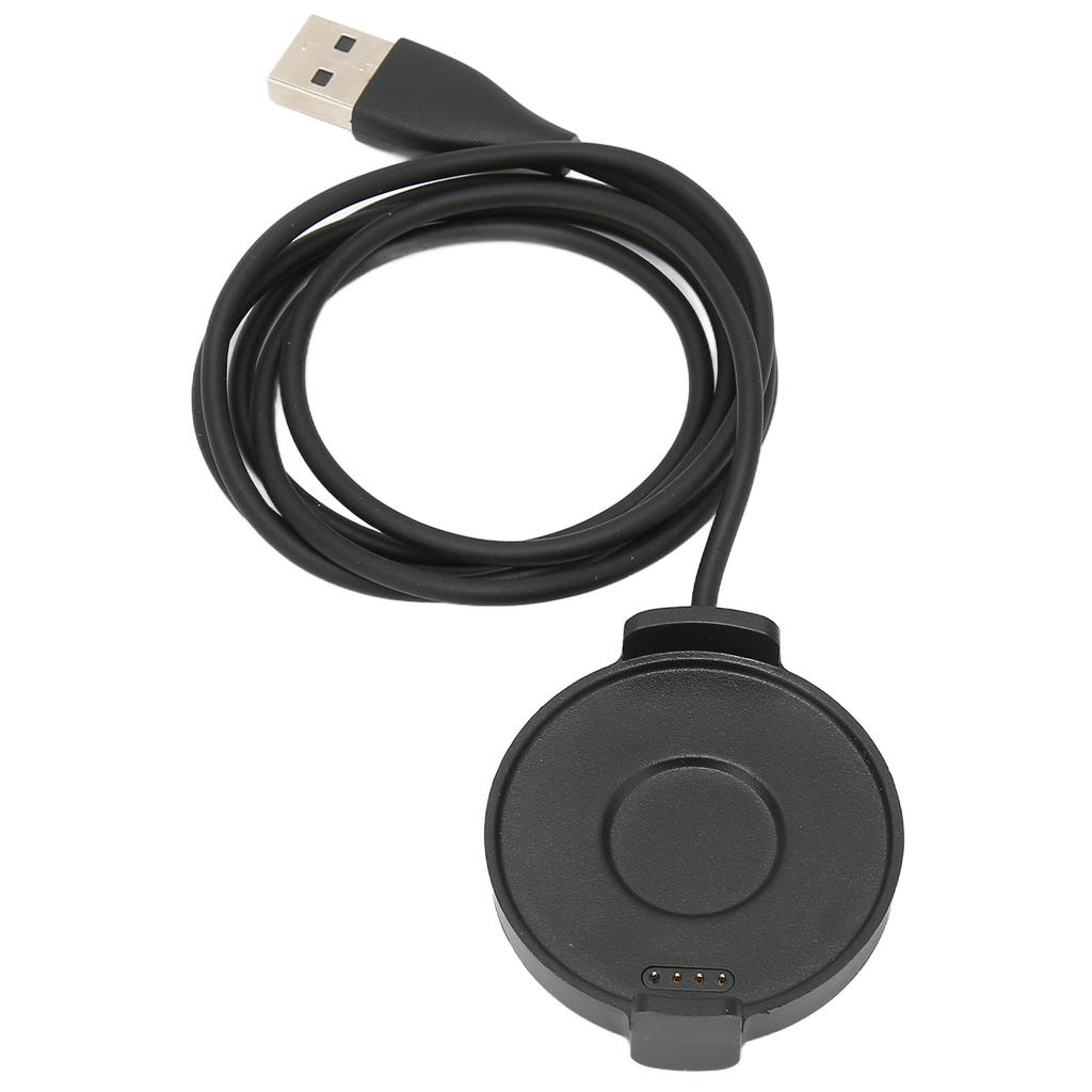 5 В 500 мА Магнитное зарядное устройство для смарт-часов Ticwatch Pro Длина 1 м3,3 фута Черный