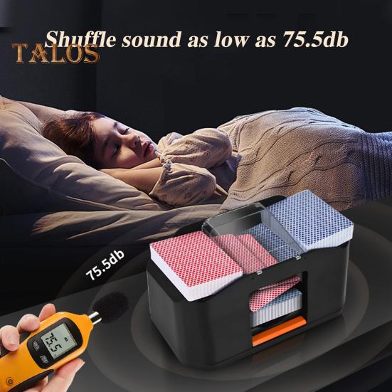 Автоматический тасовщик карт 2000 мАч перезаряжаемый тихий электрический покерный карточный дилерский аппарат инструмент для раздачи карт оборудование для казино