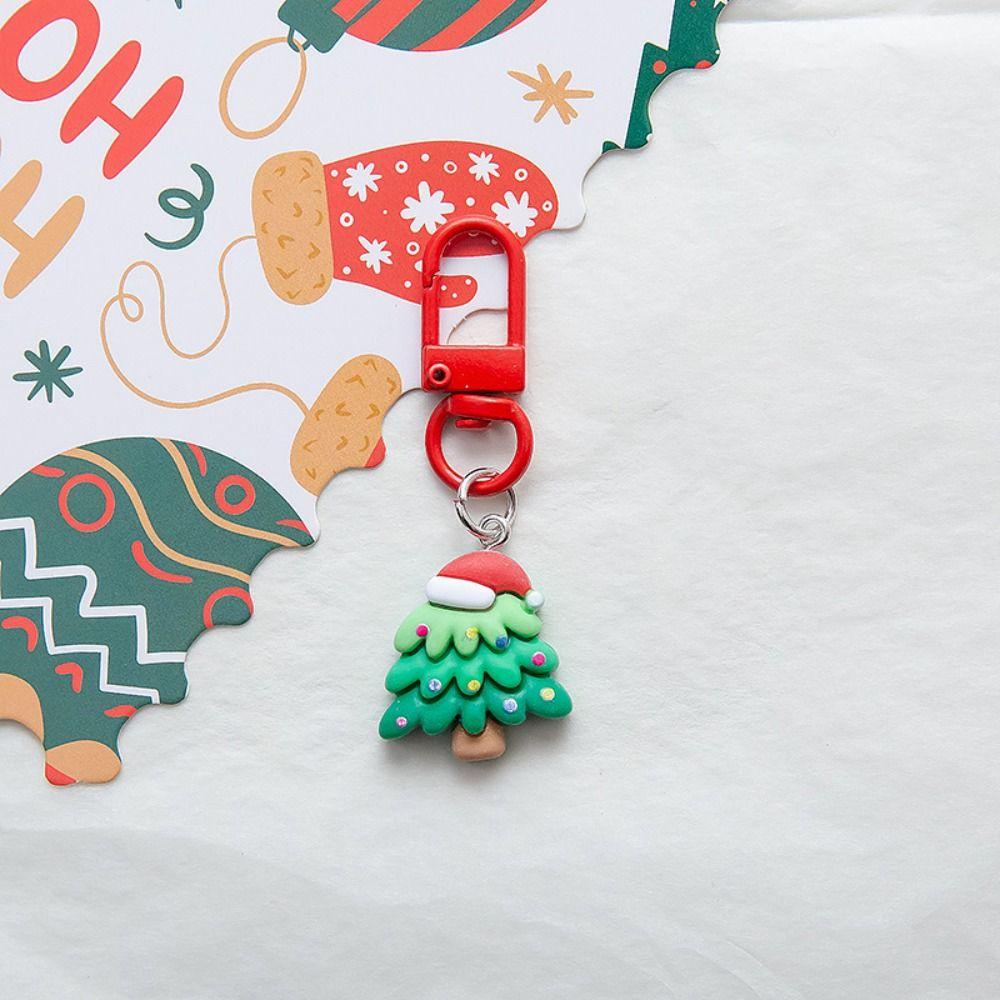 Носки Рождественский Санта Клаус Подвеска Лось Сделай сам Цепочка Подвеска Уникальный Рождественский Полимерный Брелок Подарок