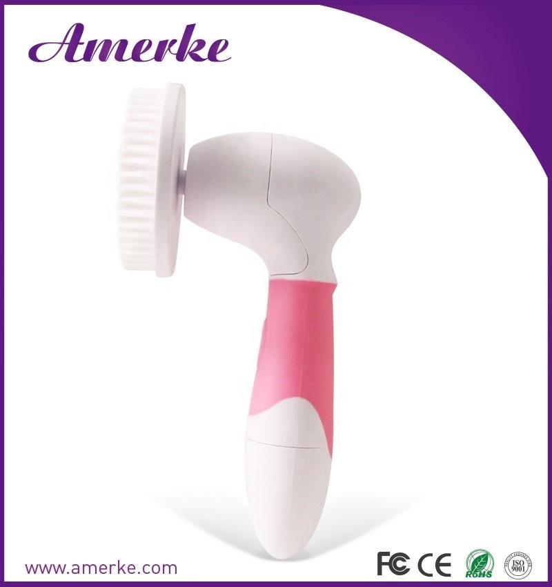 Rotary Facial Cleansing Spin Brush 4 in 1 Electric Cleaning Face Brush for Skin Care