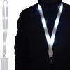 LED Light Up Neck Strap Flashing Lanyards Card Holder ID Badge Case Cruise Lanyards Keychain