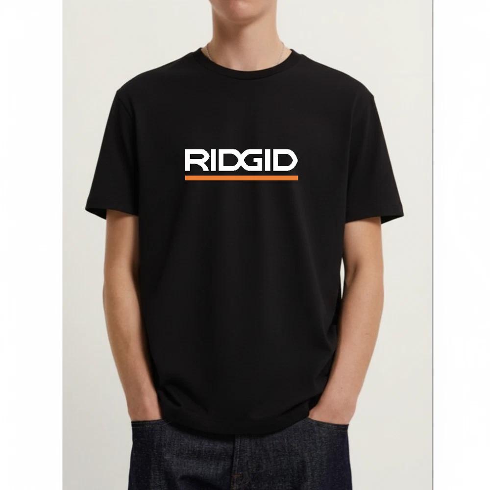 Unisex tshirt with ridgid tool company logo