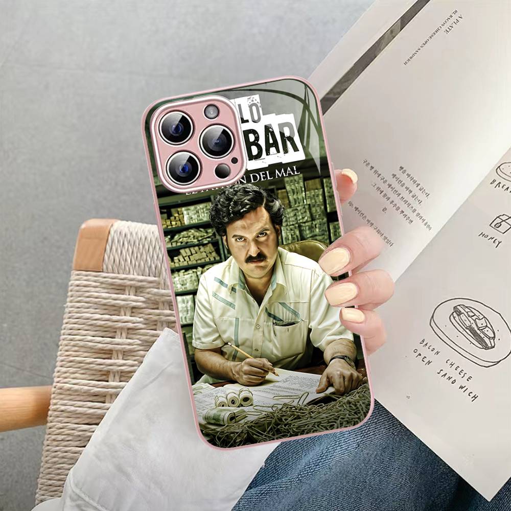 Сериал Наркос Пабло Эскобар Для IPhone 14 13 12 Mini 11 Pro XS Max X XR 14 Plus Закаленное Стекло Чехол