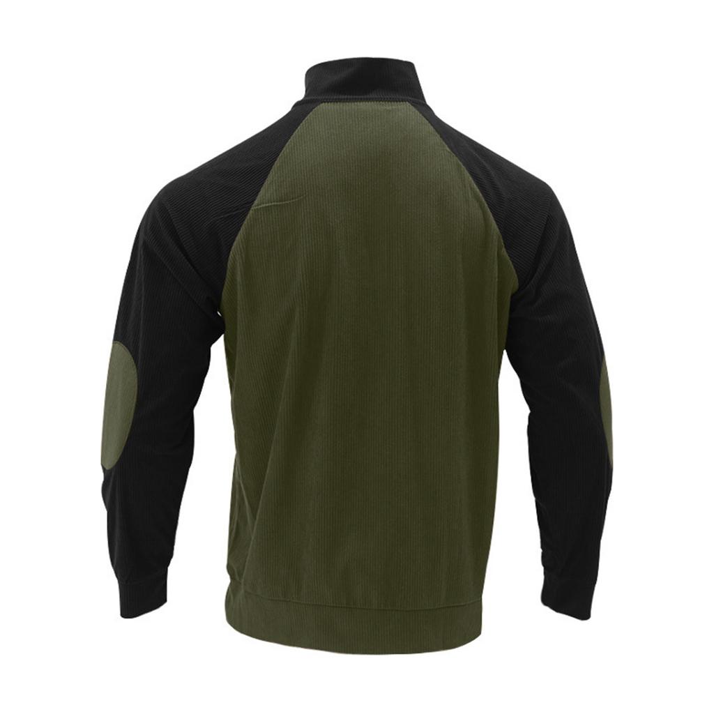 Мужская толстовка с воротником-стойкой на открытом воздухе, повседневные свитера, топы