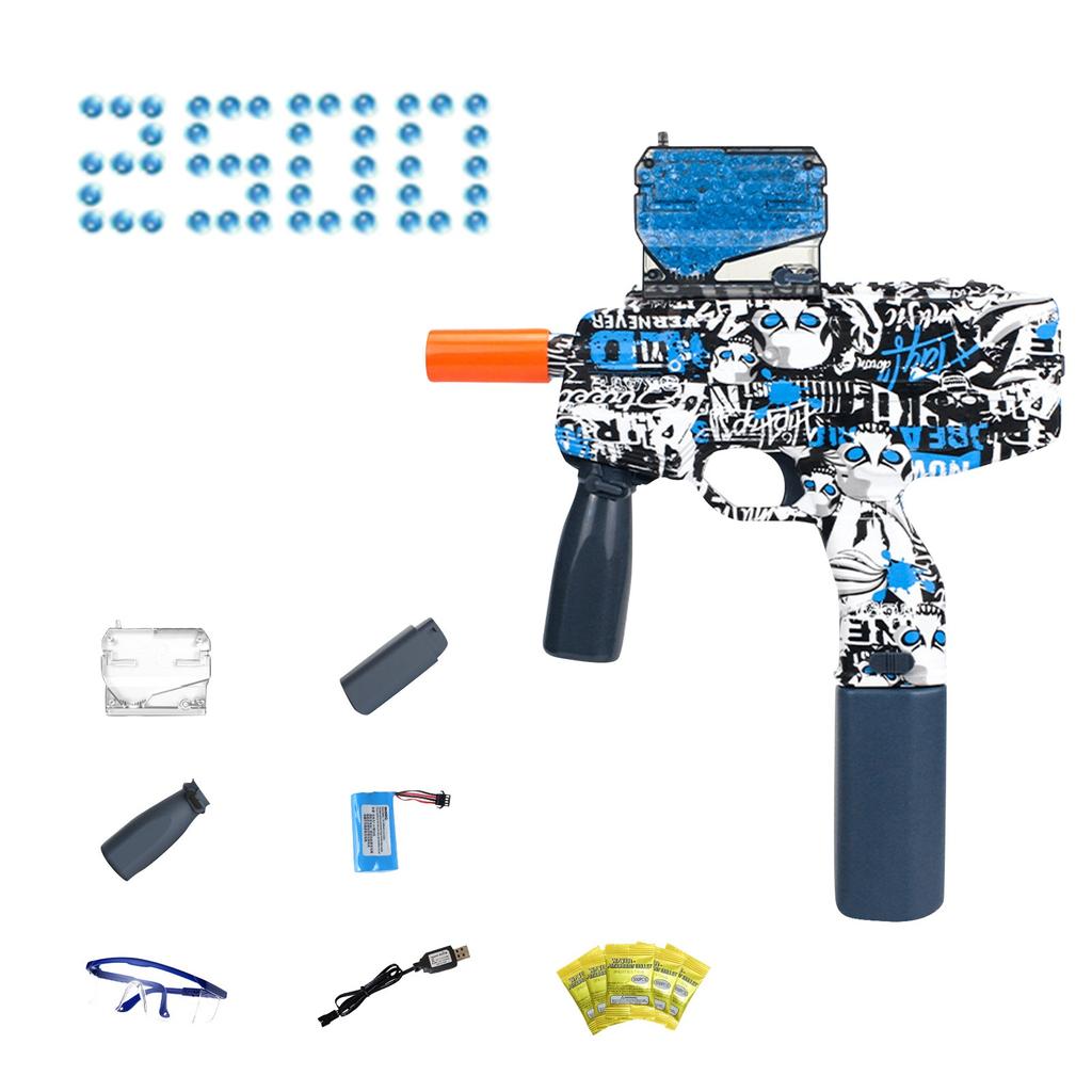 Гелевой шариковый бластер, электрический сплэттерный шариковый бластер, подходящий для развлечений на заднем дворе и командных игр на открытом воздухе. Подарки на день рождения для мальчиков и девочек старше 12 лет