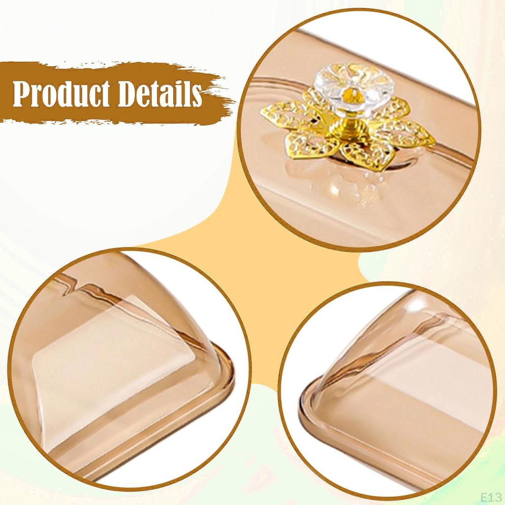 Cake Cover Food Rectangular Reusable with Handle Sturdy Lightweight Dome Lid Multifunctional
