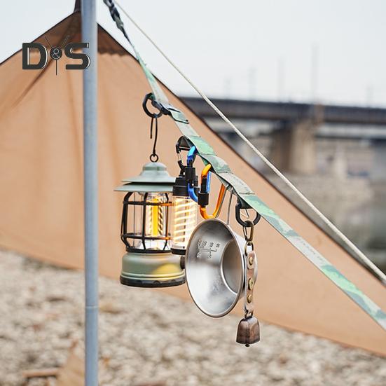 Ремень для переноски на открытом воздухе, регулируемая длина, быстросъемный, расширяемый, с кольцом для подвешивания