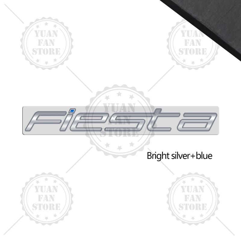 1PCS Metal Letter For Ford Fiesta ST Line New Old Styles 3D Emblem Car Rear Trunk Decals Badge Auto Accessories Styling