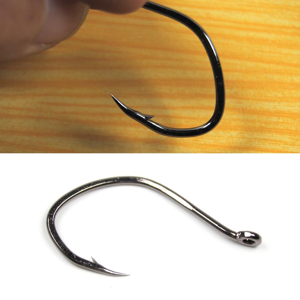20 шт. крючок для сома из высокоуглеродистой стали, рыболовные крючки для сома с колючками, крючок 3/0 2/0 1/0 6 8