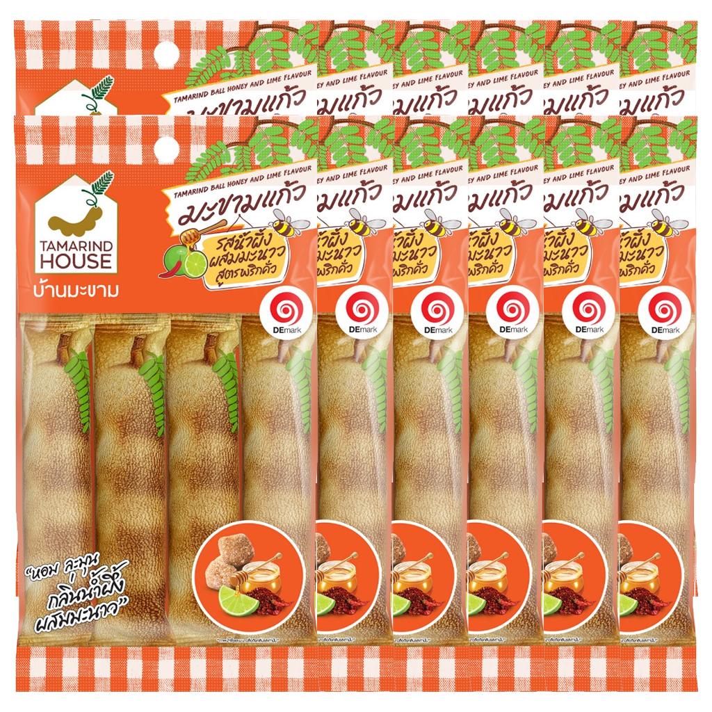 Tamarind House Tamarind Ball со вкусом меда и лайма/со вкусом жареного перца чили 47 г. x 1/2/3/6/12 шт - Тайская закуска