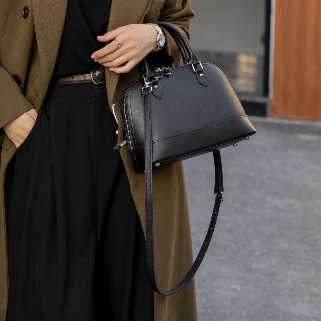 Классическая кожаная сумка-тоут «все в одном» для женщин, кожаная сумка через плечо на одно плечо