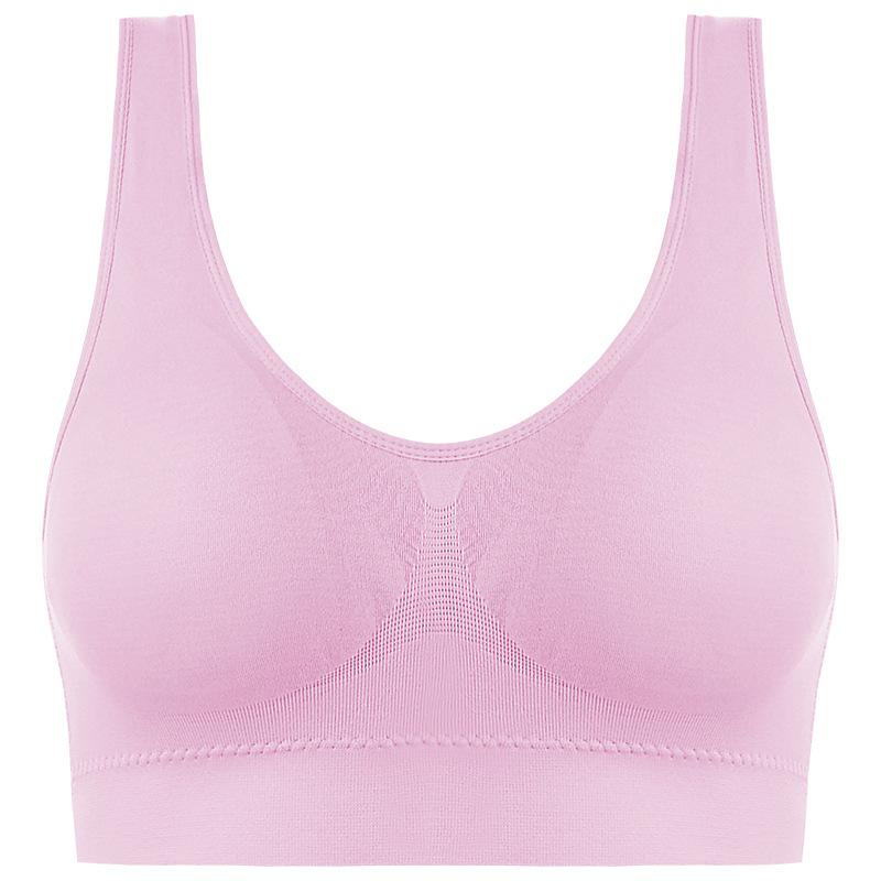 Women Sport Yoga Bras Plus Size Seamless Brassiere Breathable Wire Free Bralette Underwear Comfortable Active Removeable Padded