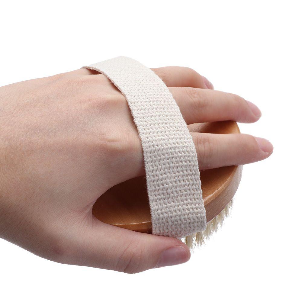 Спа Ручной Массажер для всего тела, Расслабляющий Массажер для ванны, Отшелушивающий Сухой Массажер, Натуральная Щетка, Влажный и сухой массаж