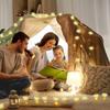 Cute Animal Bee Shaped LED String Lights Flexible Fairy Light Honeybee Atmosphere Lamp  Light Room