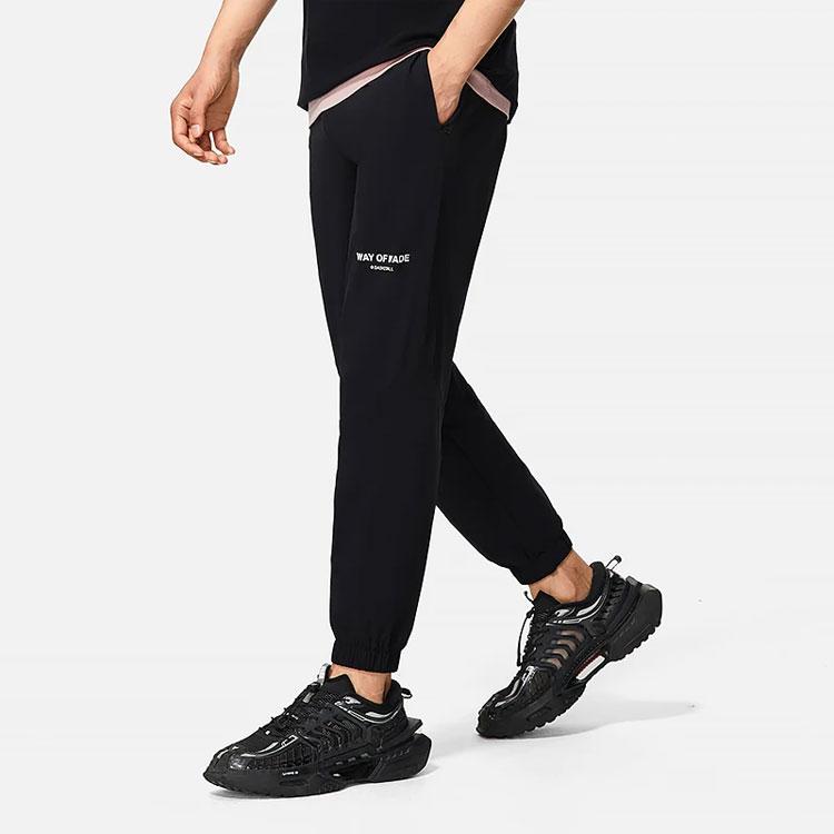 Мужские вязаные спортивные штаны Li-Ning Li Ning Мужские Черные