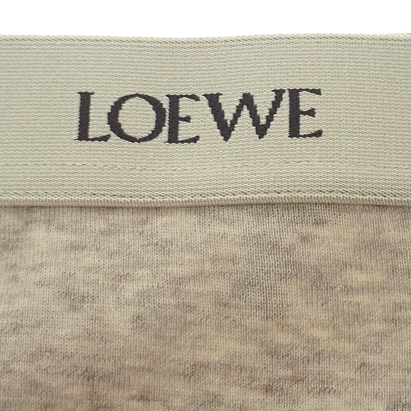 LOEWE  S359Y1HX04 M Long skirt beige cotton/wool Women