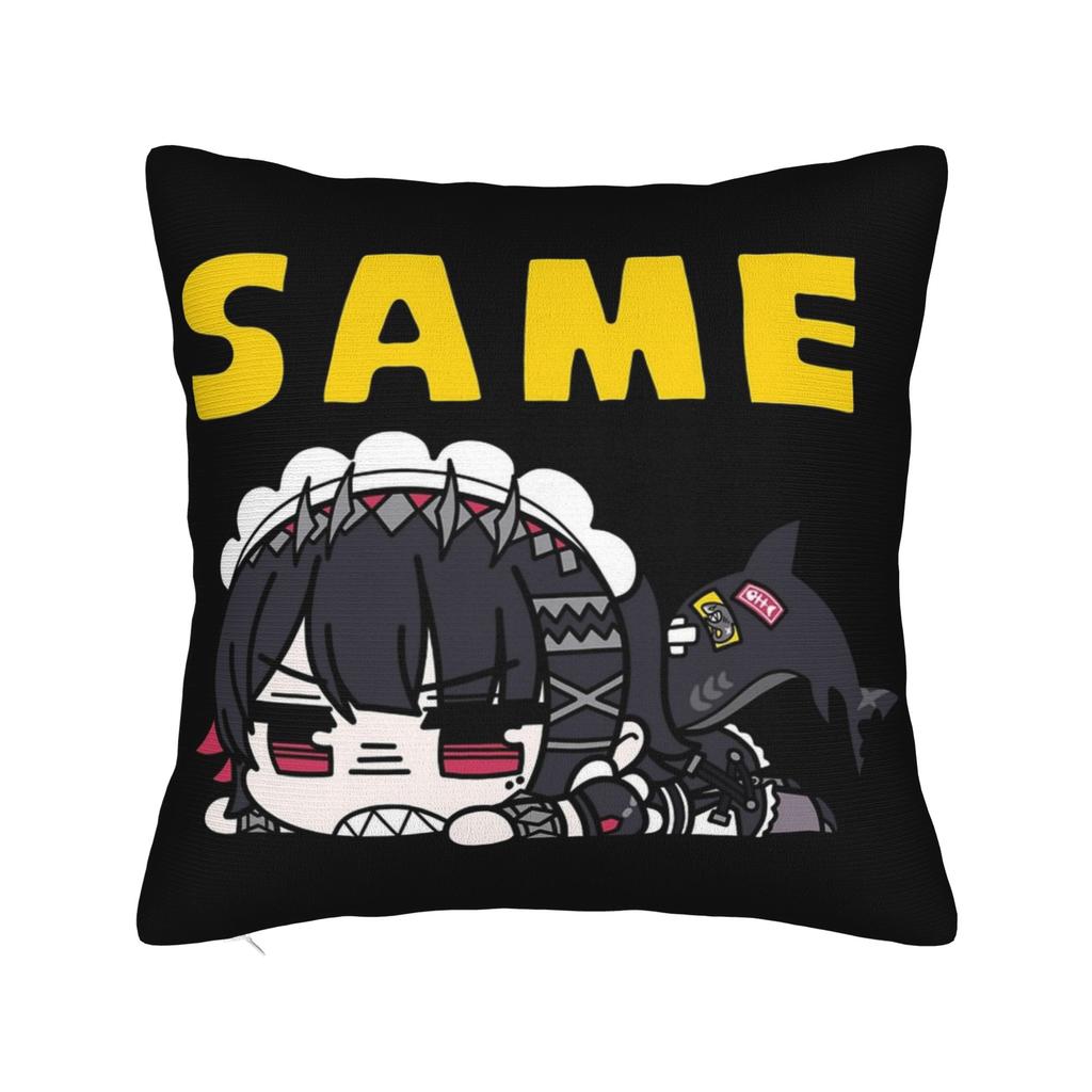 Zenless Zone Zero Cute Belle Pillowcase Printed Polyester Cushion Cover Decor Throw Pillow Case Cover Home Square 45*45Cm