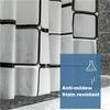 Waterproof Shower Curtain Mildew Proof Durable Bathroom Screens With Hooks Modern Printed Bathtub Curtains Bathroom Accessories