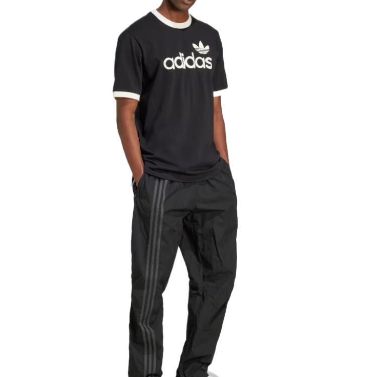 adidas Оригинальная удобная повседневная футболка с коротким рукавом и принтом логотипа JC8372