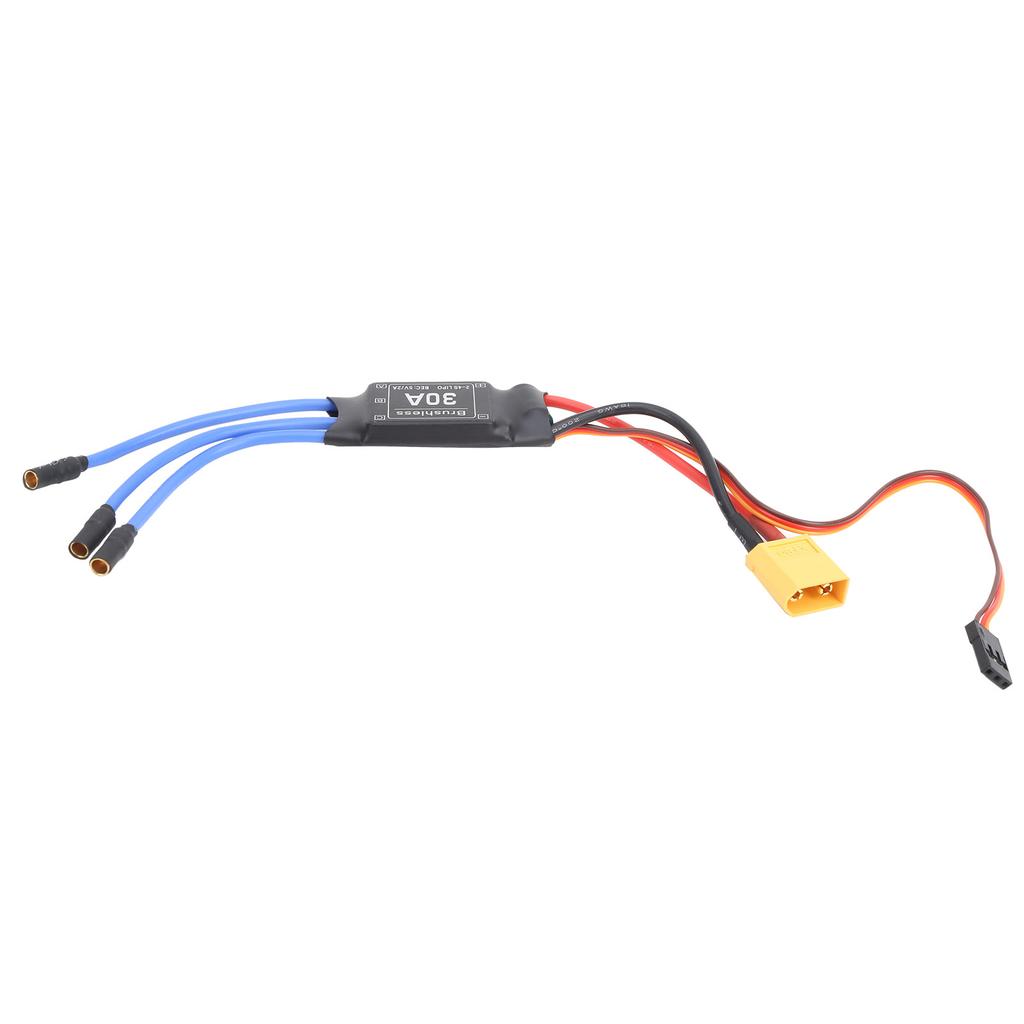 30A Бесщеточный ESC XT60 Электронный регулятор скорости для дистанционного управления дроном вертолетом FPV