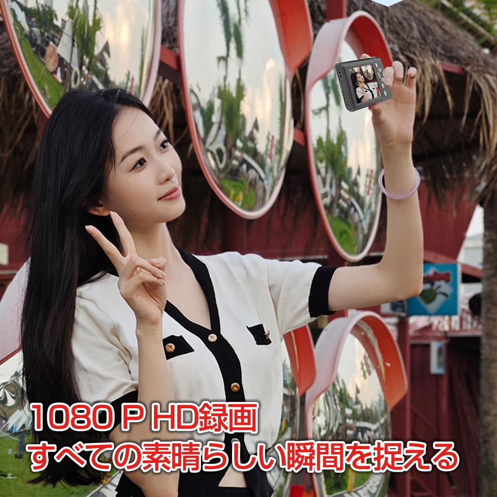 Цифровая компактная цифровая камера 4K 48 мегапикселей Contour HD 1080P Video Digital Camera для AF 16x Цифровая карманная камера для рождественских подарков на день рождения для 32 ГБ Micro