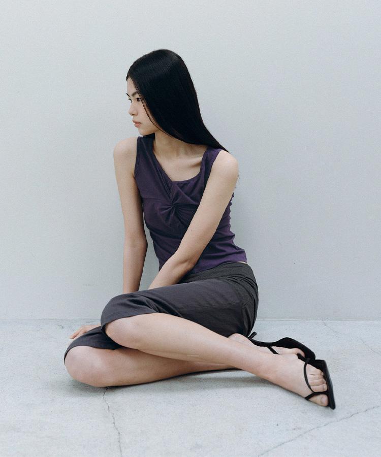 Безрукавка Kasel Soft Twist, Фиолетовая
