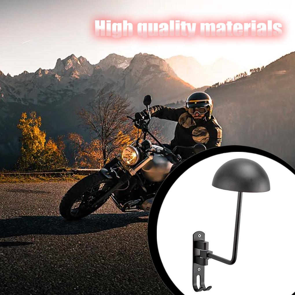 Подставка для шлема мотоцикла, вращающаяся на 180°, настенный держатель для хранения шлема, крючок для вешалки шлема из сплава для велосипедных шлемов