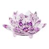 Trendshome Artificial Quartz Crystal Lotus Flower Figurine Wedding Party Decor Souvenir