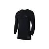 Lebron Dri-Fit с круглым вырезом, баскетбольная футболка с длинным рукавом, мужские топы, черные CV2080-010