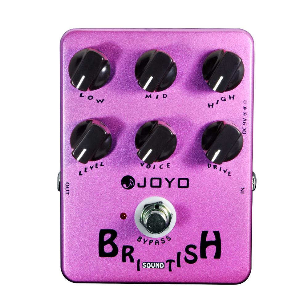JOYO JF-16 BRITISH SOUND Overdrive Педаль для гитары Обеспечивает теплоту и гармоничные перегруженные звуки Классические педали симуляции усилителей