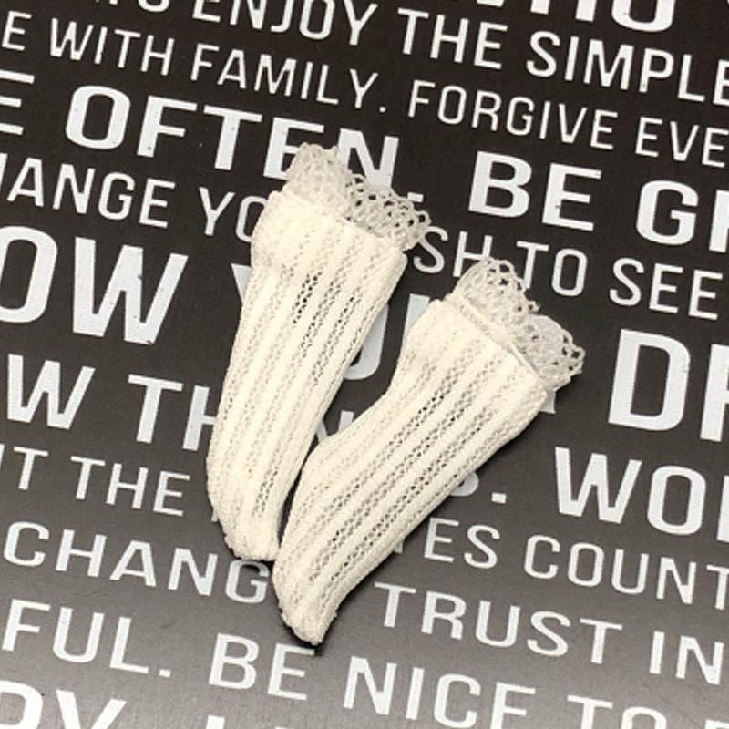 1 пара кружевных носков для куклы Блайт, носки среднего размера для Blythe, чулки выше колена для кукол Blythe, аксессуары для детей