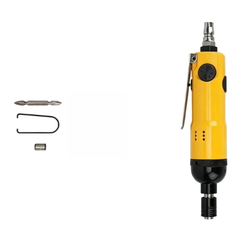 Driven Pneumatic Screwdriver 60 Nm Torque 1/4 Inch Straight Handle Compact Design for Tight Space Operation  Driven