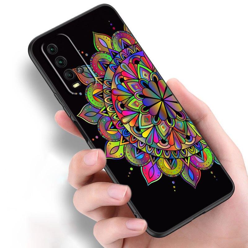 Vintage Indian Floral Henna Mandala Yoga Ethnic Case For Xiaomi Redmi Note 10 9 Pro Max 10S 10T 9A 9C 9S 9T 8A 8T 8 7 Pro Cover