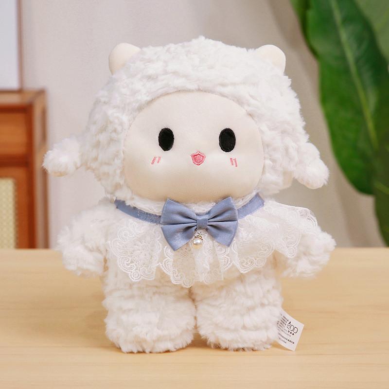 Adorable Plush Sheep Doll Soft Toy Perfect For Kids Bedtime Cuddles And Birthday Gifts